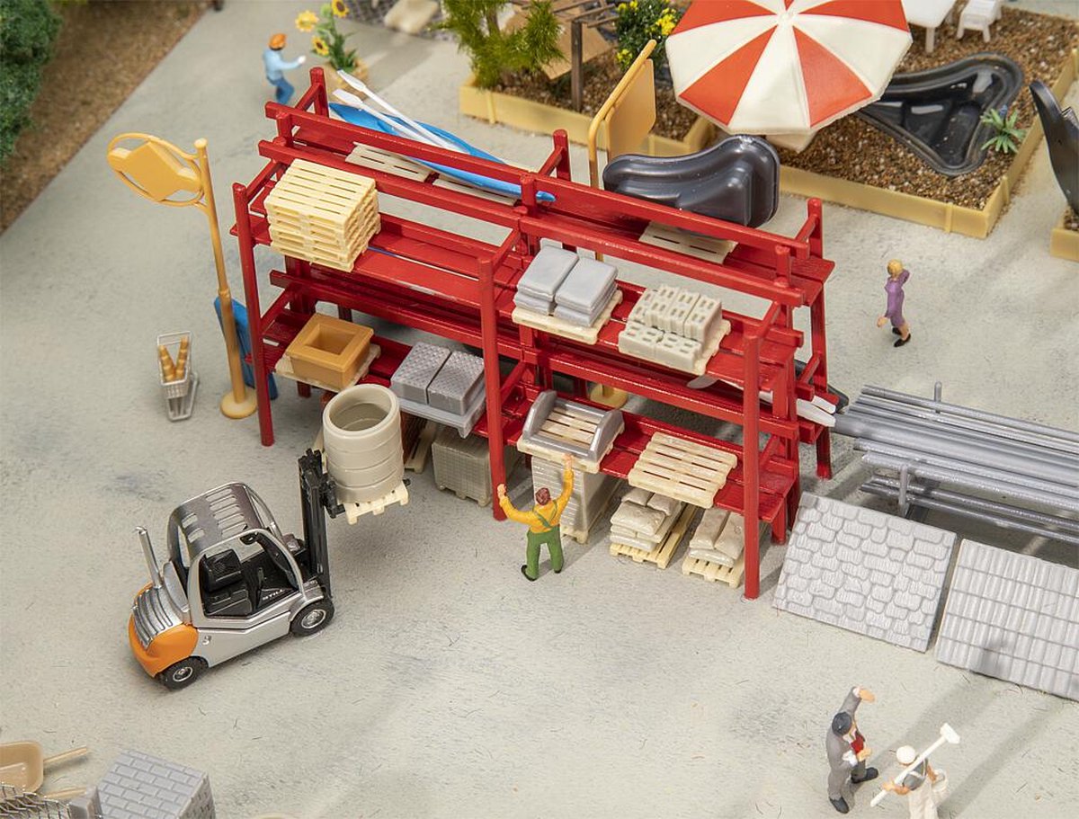 Faller - 1/87 INTERIEURSET BOUWMARKT (9/22) * - modelbouwsets, hobbybouwspeelgoed voor kinderen, modelverf en accessoires