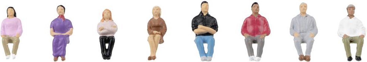 Faller - 1/87 ZITTENDE MENSEN IV (6/23) * - modelbouwsets, hobbybouwspeelgoed voor kinderen, modelverf en accessoires