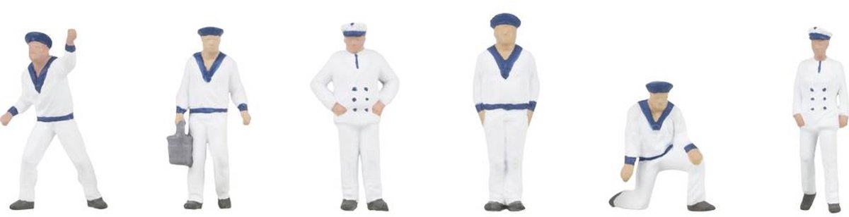Faller 151749 H0 Matrozen figuren Geverfd, Staand