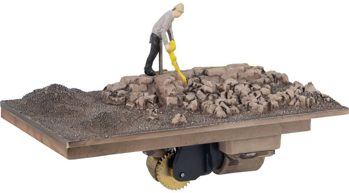 Faller 180693 H0 Bouwvakker met compressor figuren Geverfd, Staand