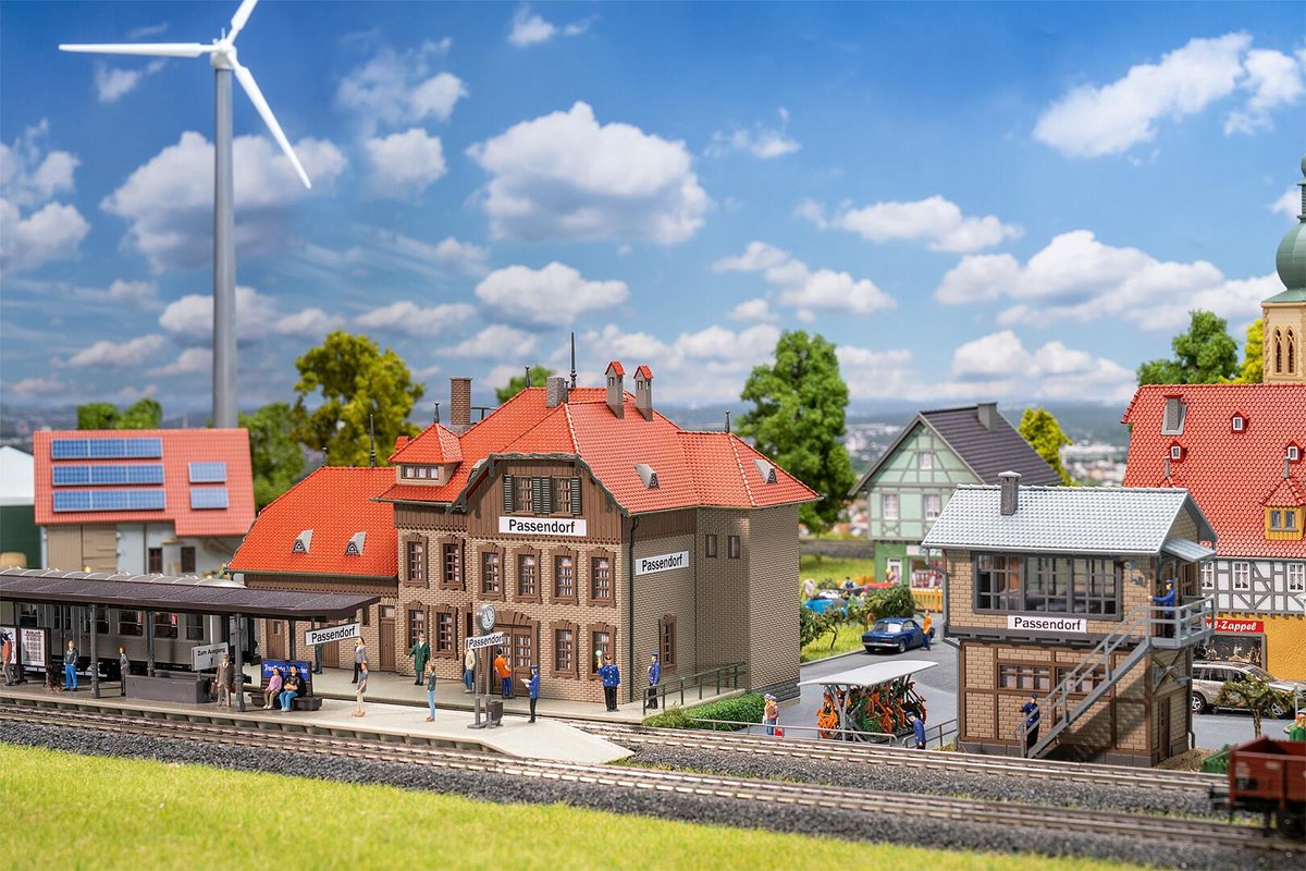 Faller 190035 H0 Aktieset station Passendorf