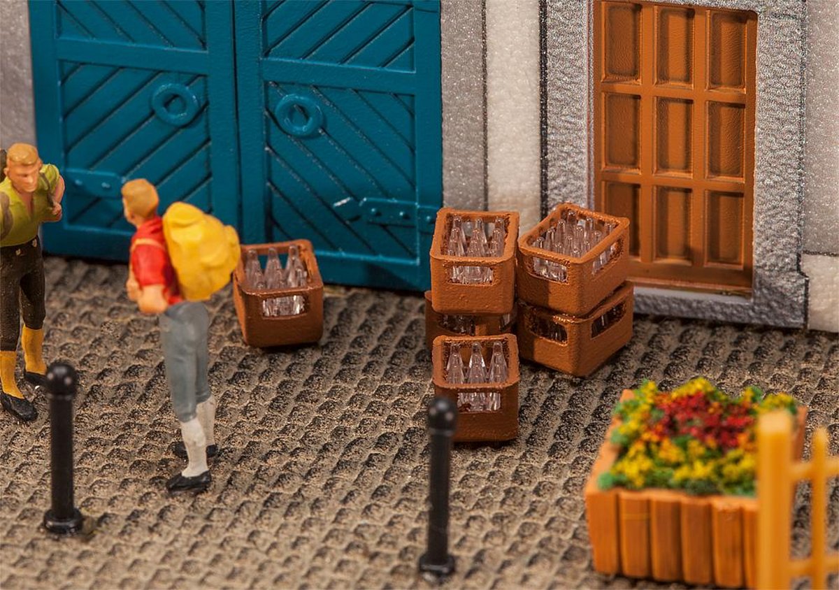   -4 Frisdrank-kratten met flessen (180953)