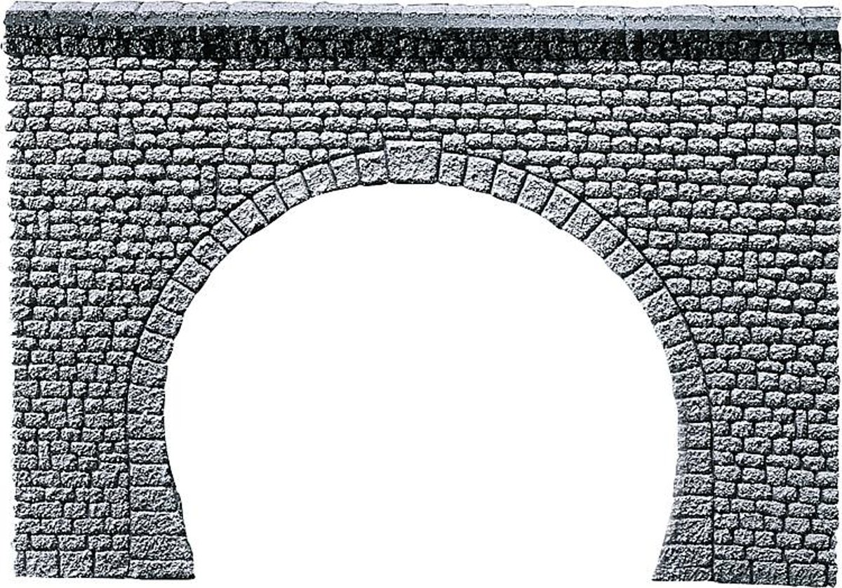 Faller -Decorplaat Tunnelingang Profi, Natuursteenblokken (170881)
