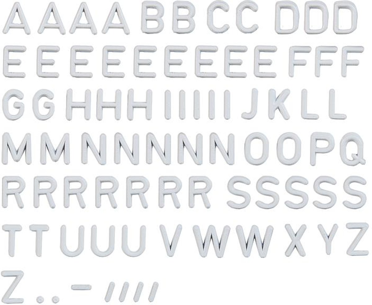   -Opschriften set ABC (180965)