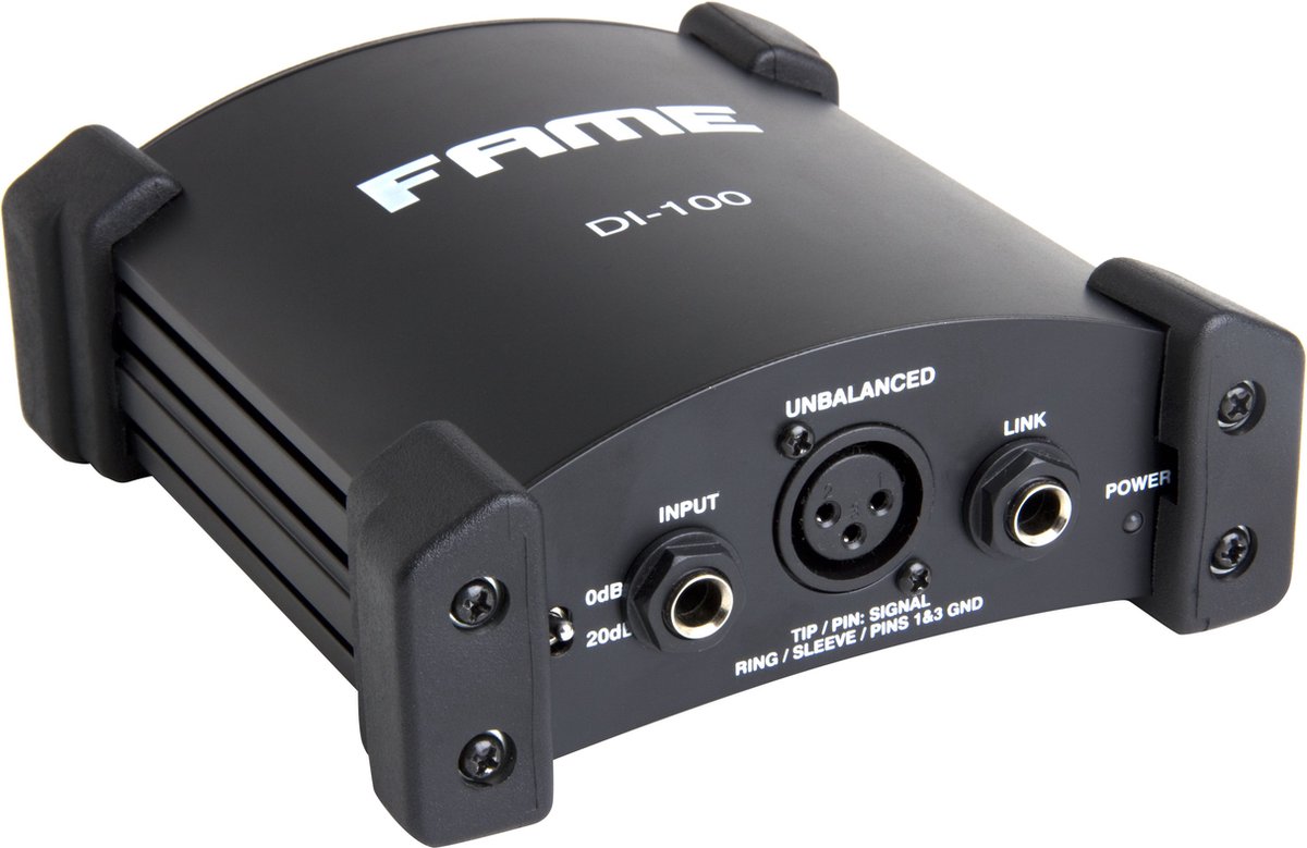 Fame Audio DI-100 actieve DI Box - DI boxen
