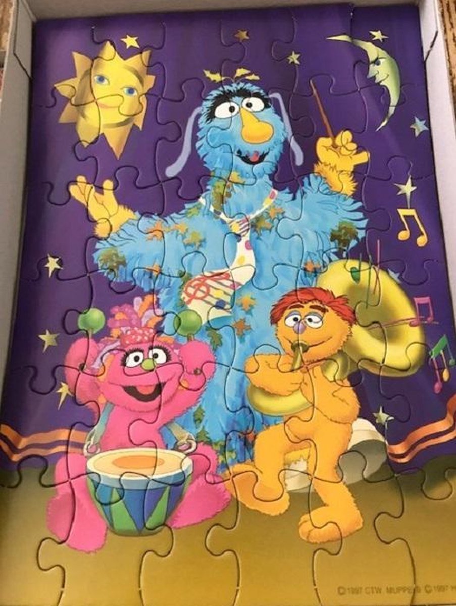 Sesamstraat puzzels set van 2 stuks, 2 x 36 stuks