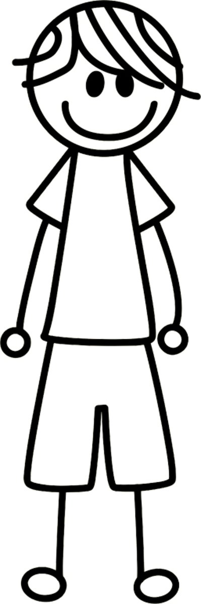 Jongen / zoon, autosticker