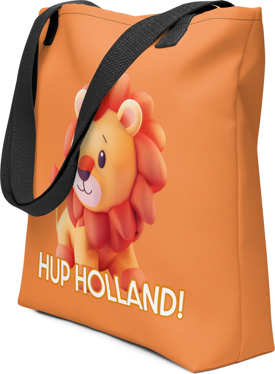 Hup Holland! Stoffen tas EK Voetbal 2024 - Zwart