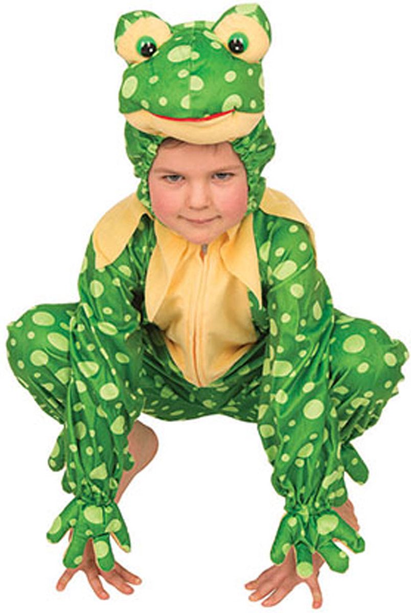 Kikkerpakje kind pluche - Maatkeuze: Maat 104