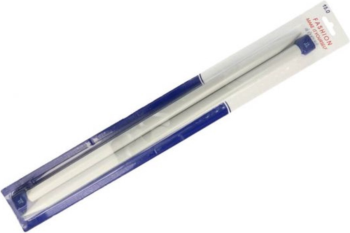 Fashion make it yourself breinaald aluminium grijs met knop 40cm 15.0