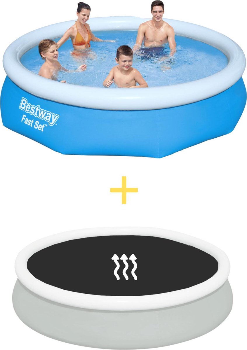 Zwembad - Fast Set - 305 x 76 cm - Inclusief Solarzeil