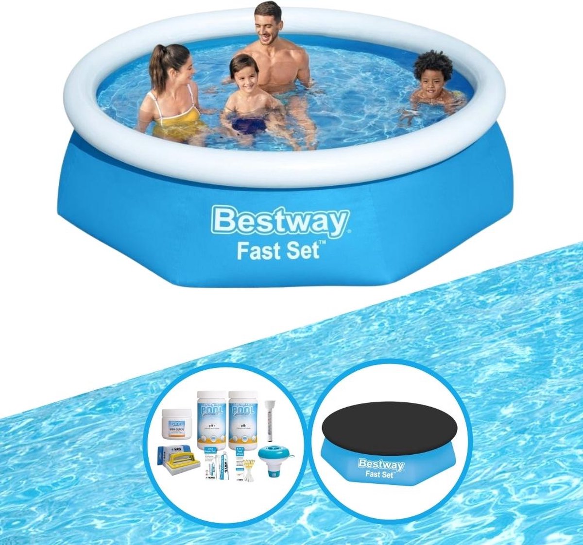 Zwembad Fast Set 244x61 cm - Zwembadpakket