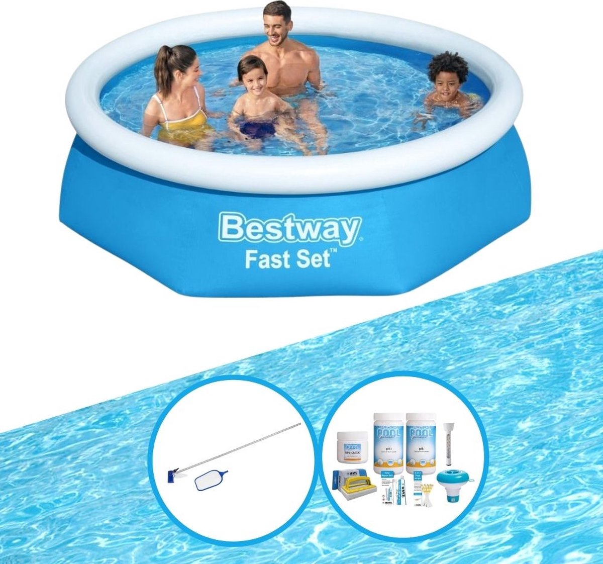 Zwembad Fast Set 244x61 cm - Zwembadset