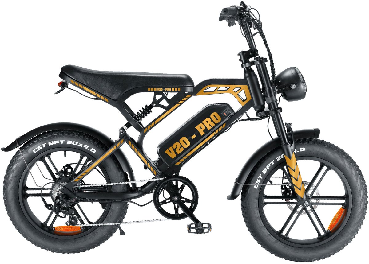 Bright Gold Fatbike Metallic C80 Sticker – Premium Look - Geen fatbike, alleen de sticker