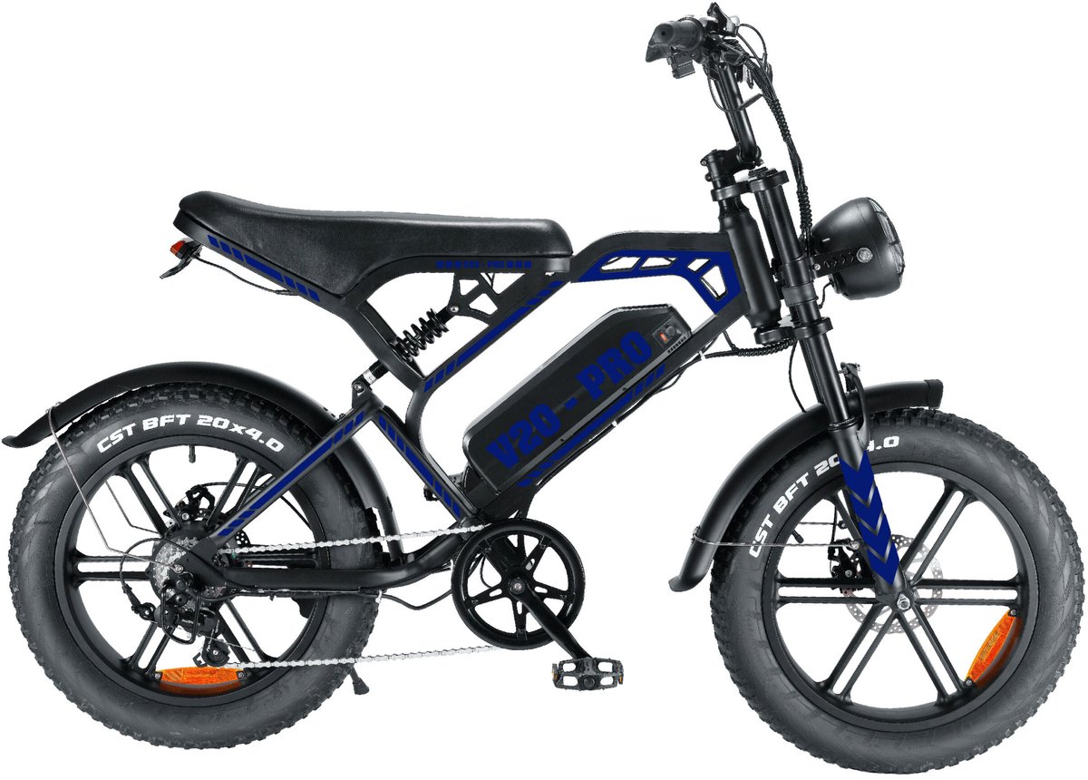 Royal Blue Fatbike C80 Sticker – Stijlvol en Krachtig