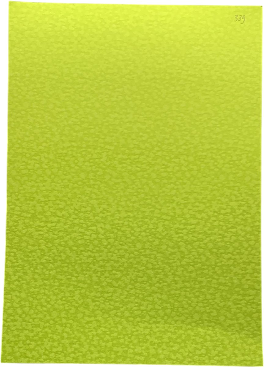 Favini® – 10 vel A4 Papier – SPP Appelgroen – Cardstock - 280 g/m² – Hamer persing – Structuurpapier met Gekleurde Verdieping – Japanse Vezelmix - Cardstock