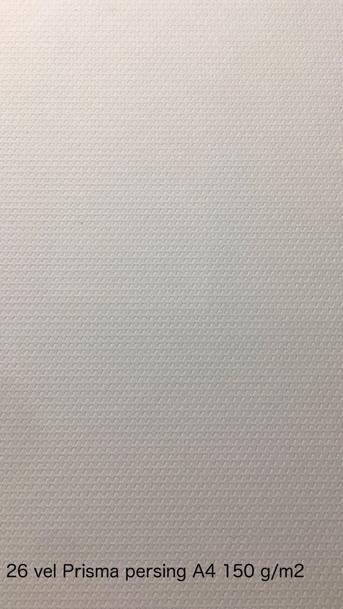 Favini® – 30 vel Prisma Persing Papier – A4 – Hoogwit – Cardstock - 150 g/m² – Enkelzijdig Geperst – Embossed Structuur – Zuurvrij Zwaar Papier