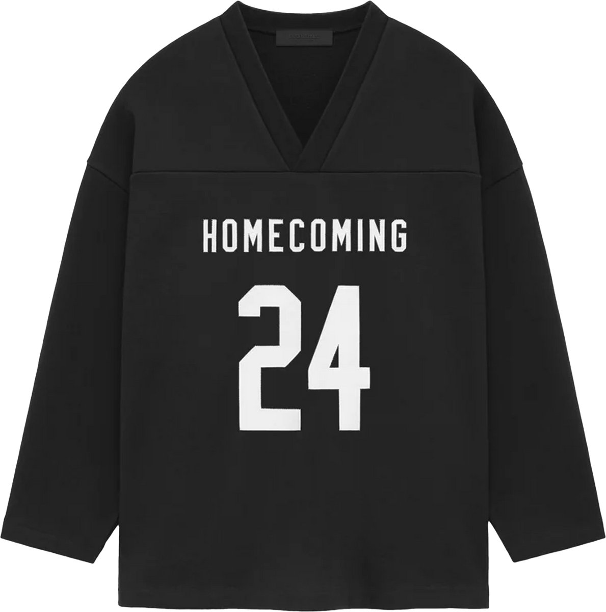 Fear of God Essentials Heavy Fleece Hockey Jersey Zwart.