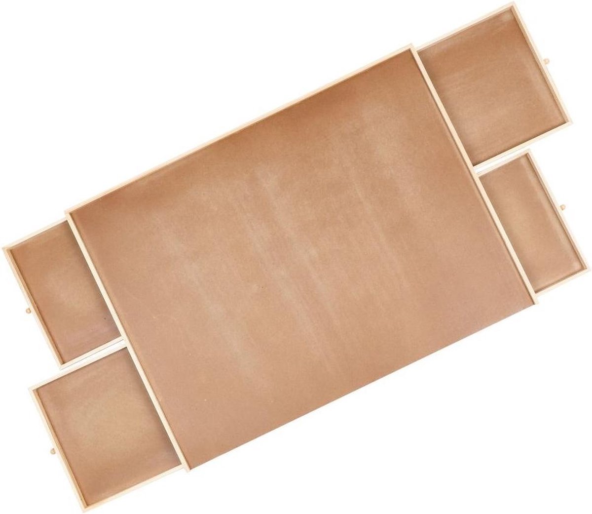 FEDEC Puzzelplaat met lades - 90x67cm - Voor 1500 stukjes - Hout