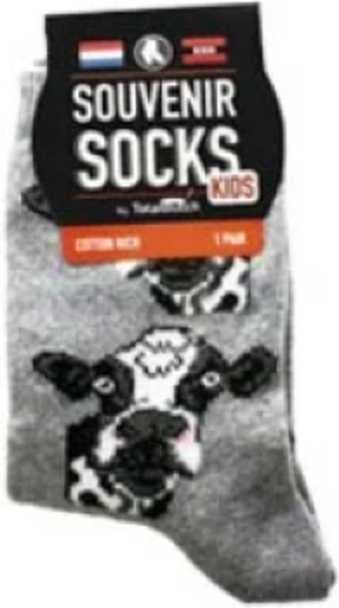 Kindersok grijs koe 7/8 jaar