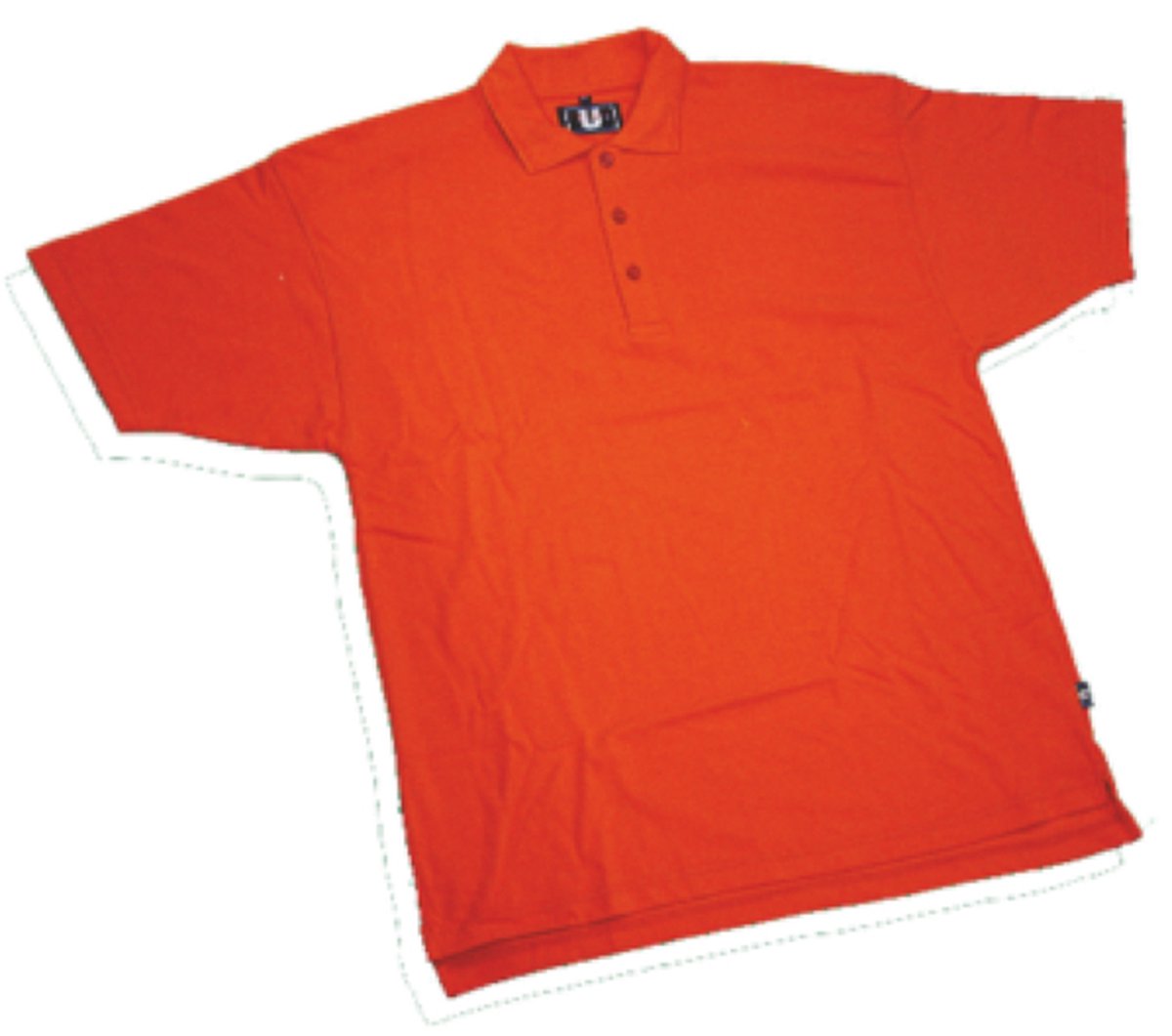 Polo heren oranje