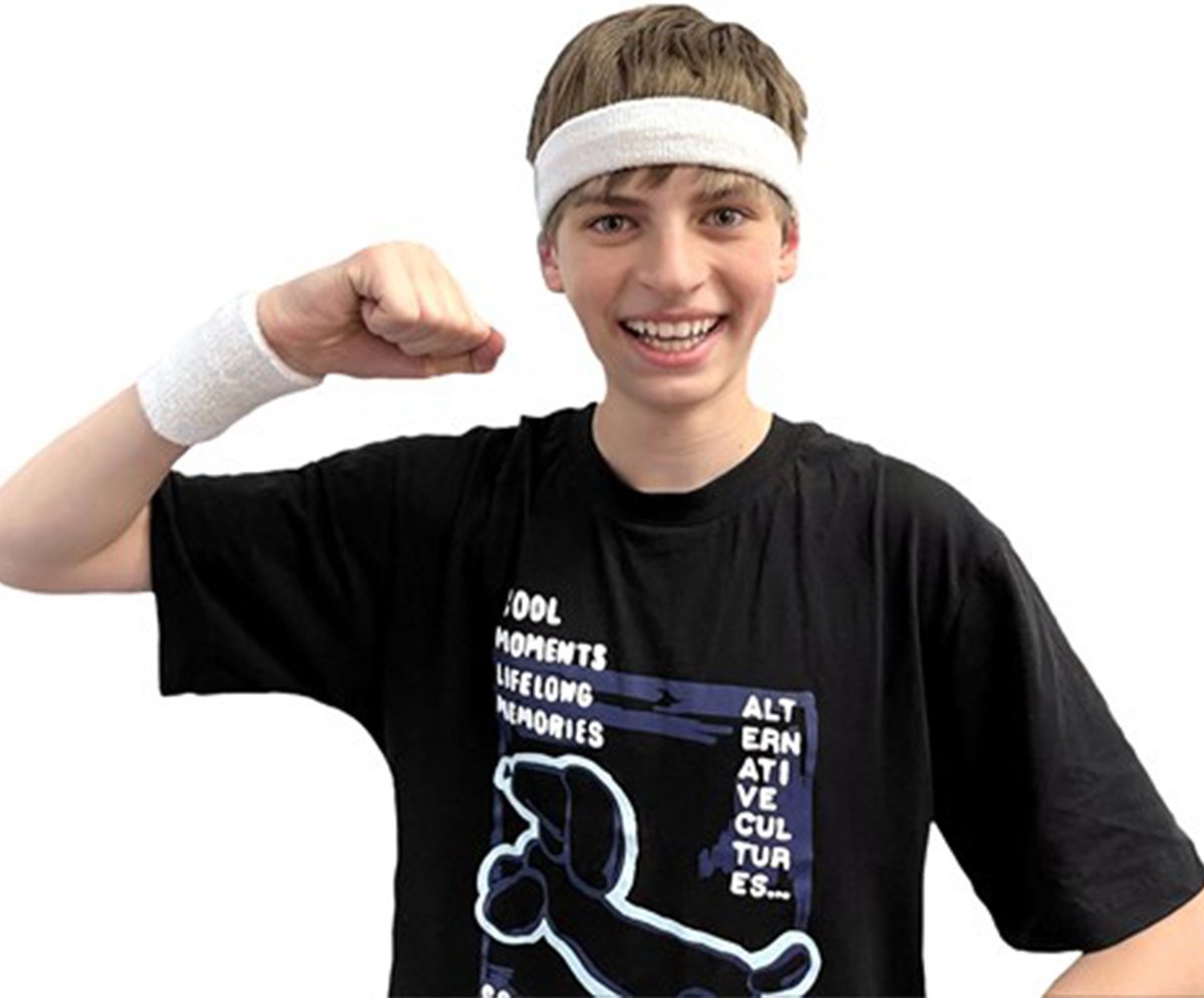 Zweetband Hoofdband Wit