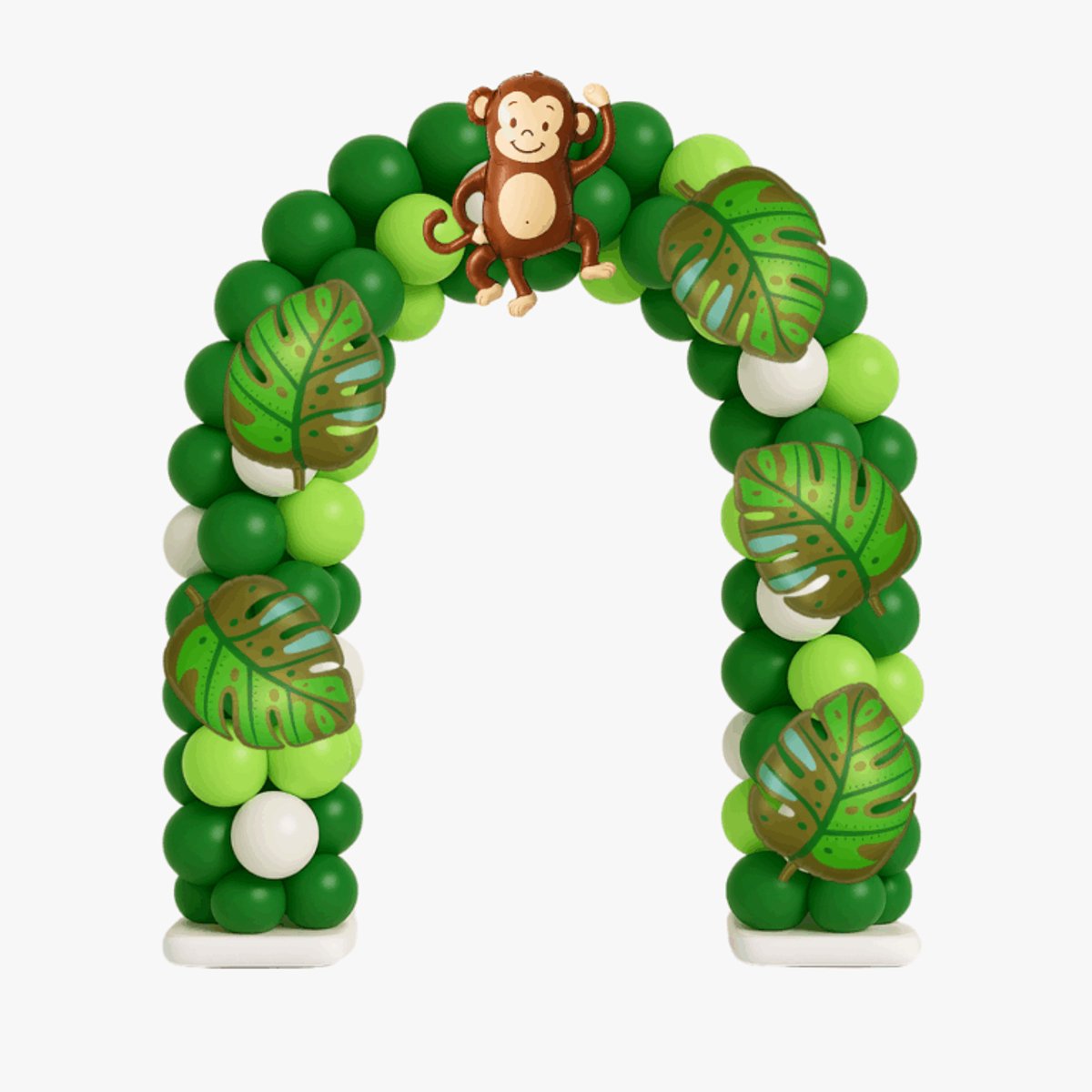 Ballonnenboog Jungle Thema – DIY Set – 135 ballonnen + frame – herbruikbaar – feestdecoratie