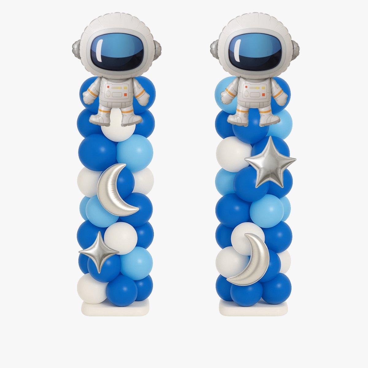 Ballonnenpilaren Galaxy – DIY Set (2 stuks) – Feestdecoratie
