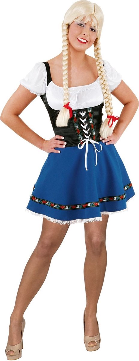 Sexy Dirndl Klara Blauw/Zwart - Maat 42