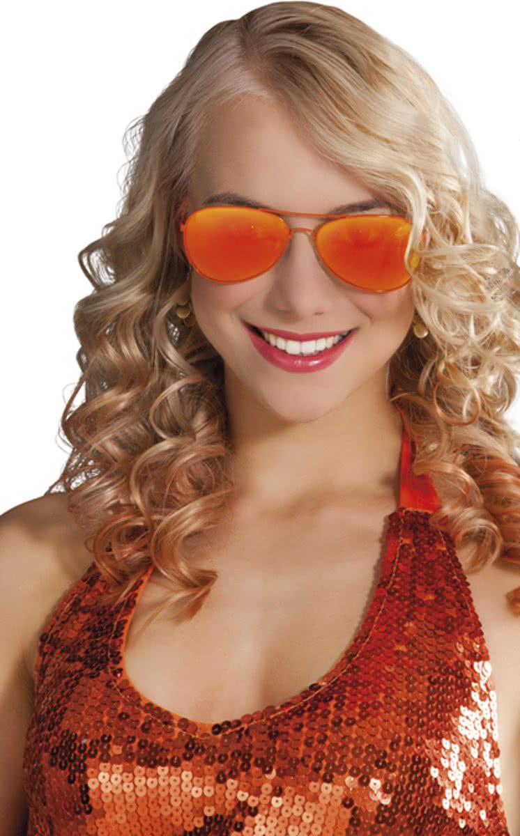 Spiegelbril - Oranje