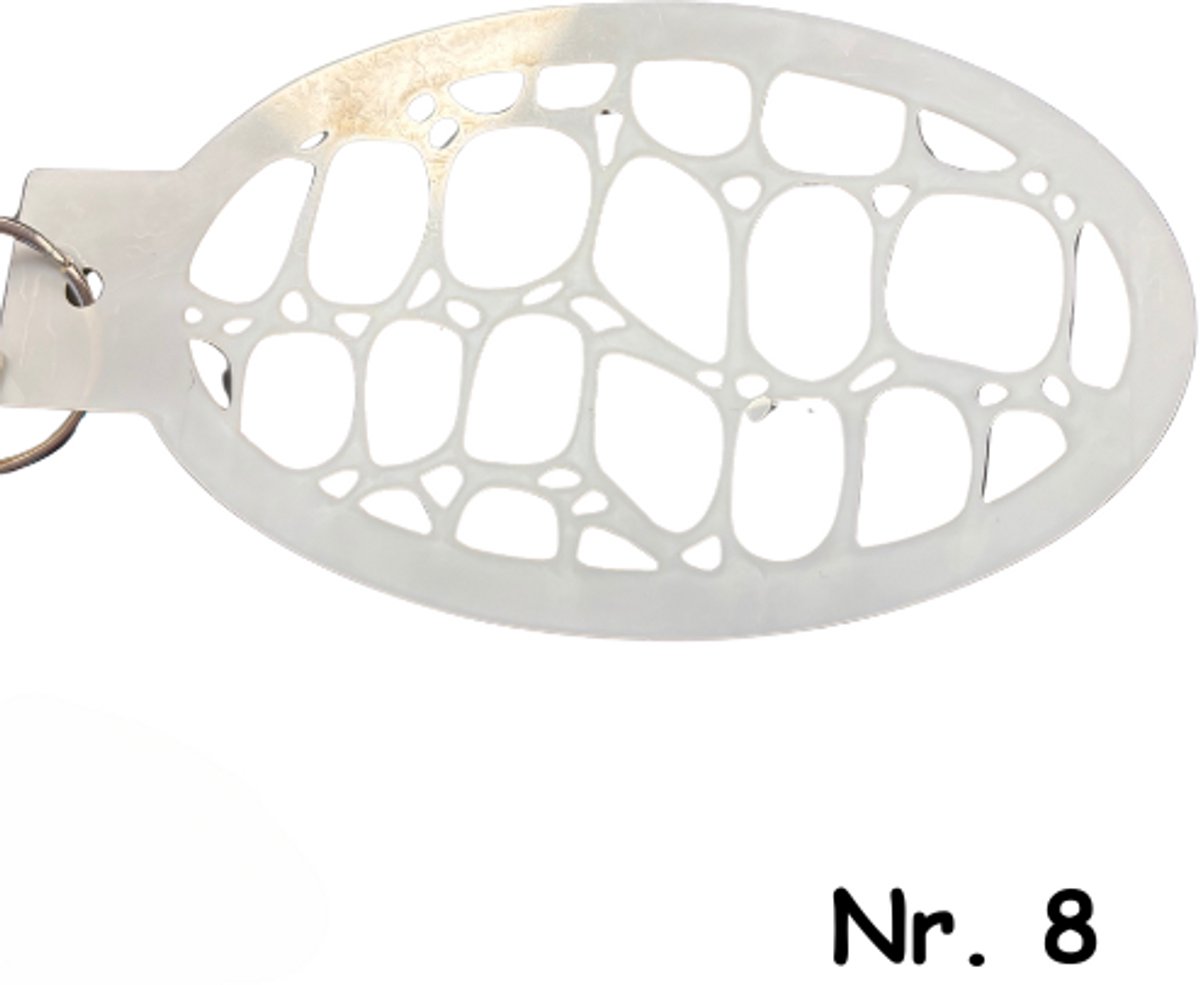 Schminksjabloon - schildpad (nr. 8) - 12cm