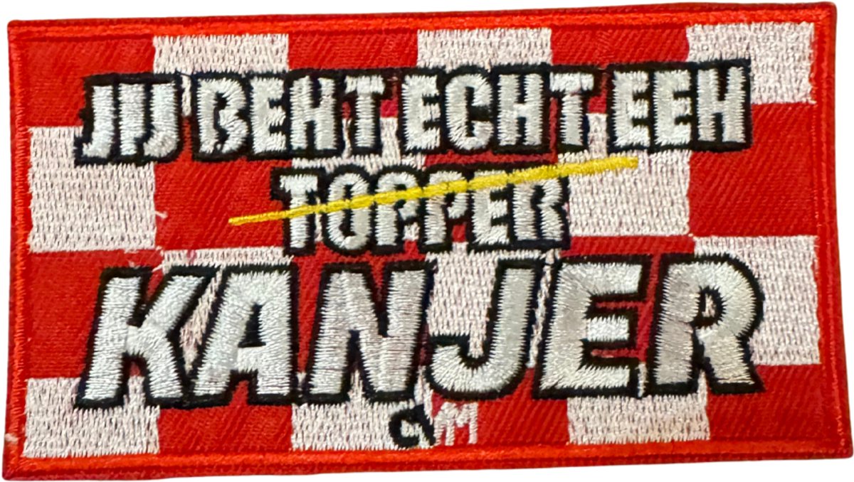 Strijkembleem/applicatie, Je bent echt een kanjer