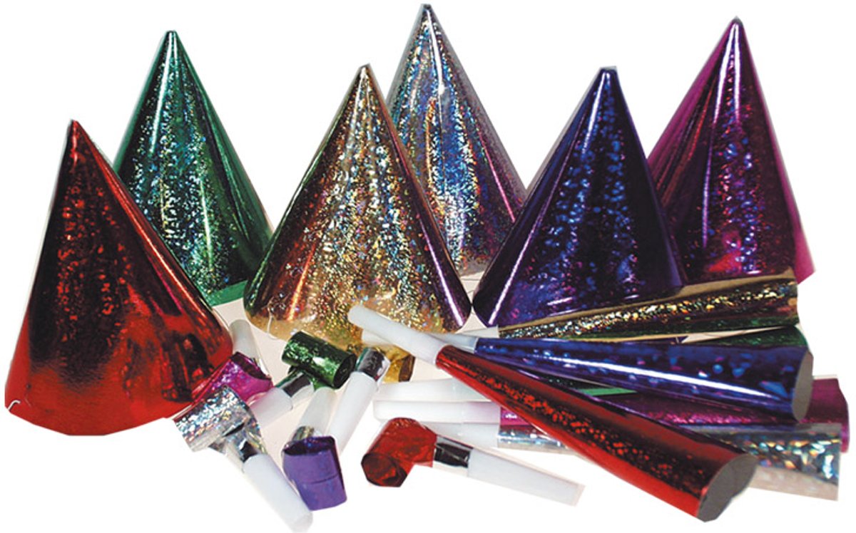 Party set metallic voor 6 personen