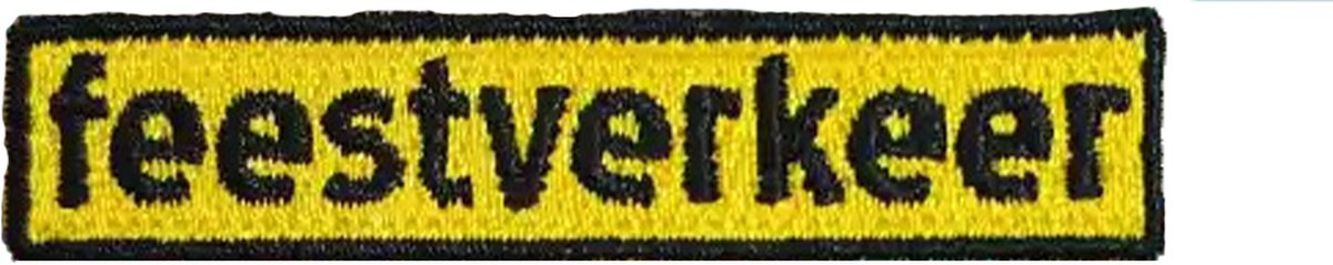 Feestverkeer - Emblemen Brabant - verkeersbord - Opstrijk Embleem / Patch - Carnaval - Carnavals Emblemen