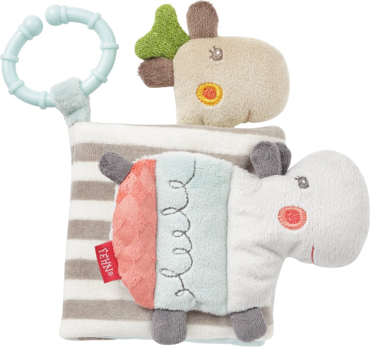 Fehn Babyboekje Loopy & Lotta 11 Cm