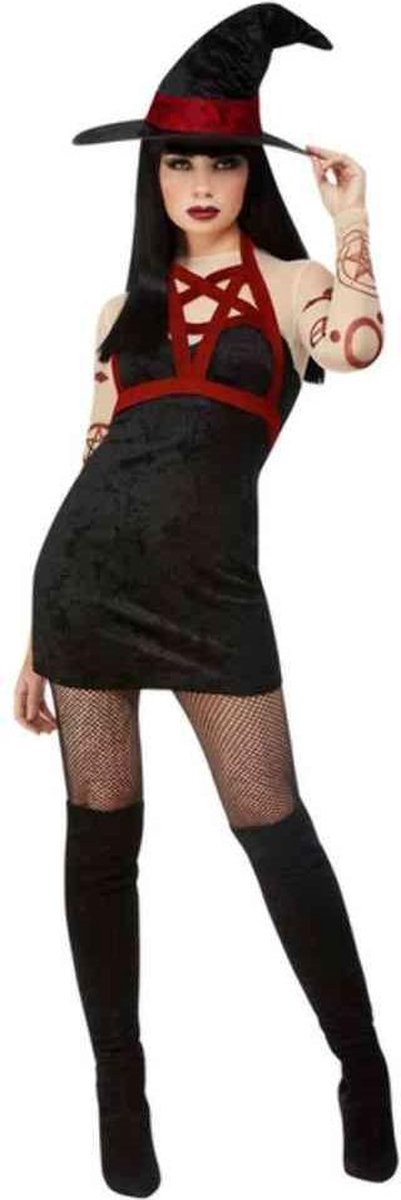 Fever Kostuum -S- Satanic Witch Zwart