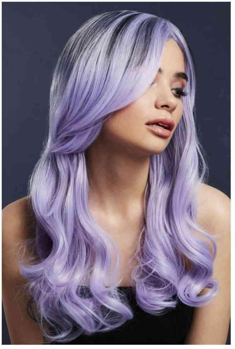   Pruik Khloe True Blend Lilac Paars