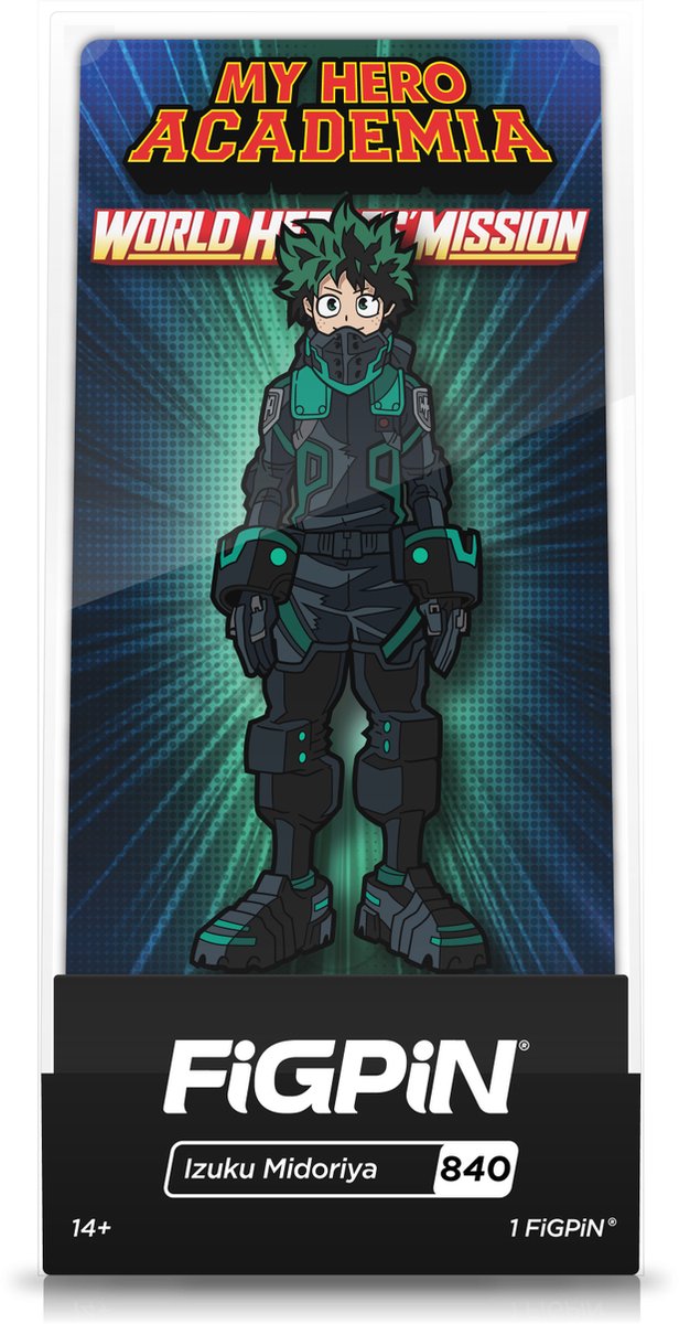 FiGPiN My Hero Academia: World Heroes Mission - VerzamelPin - Izuku Midoriya - 840