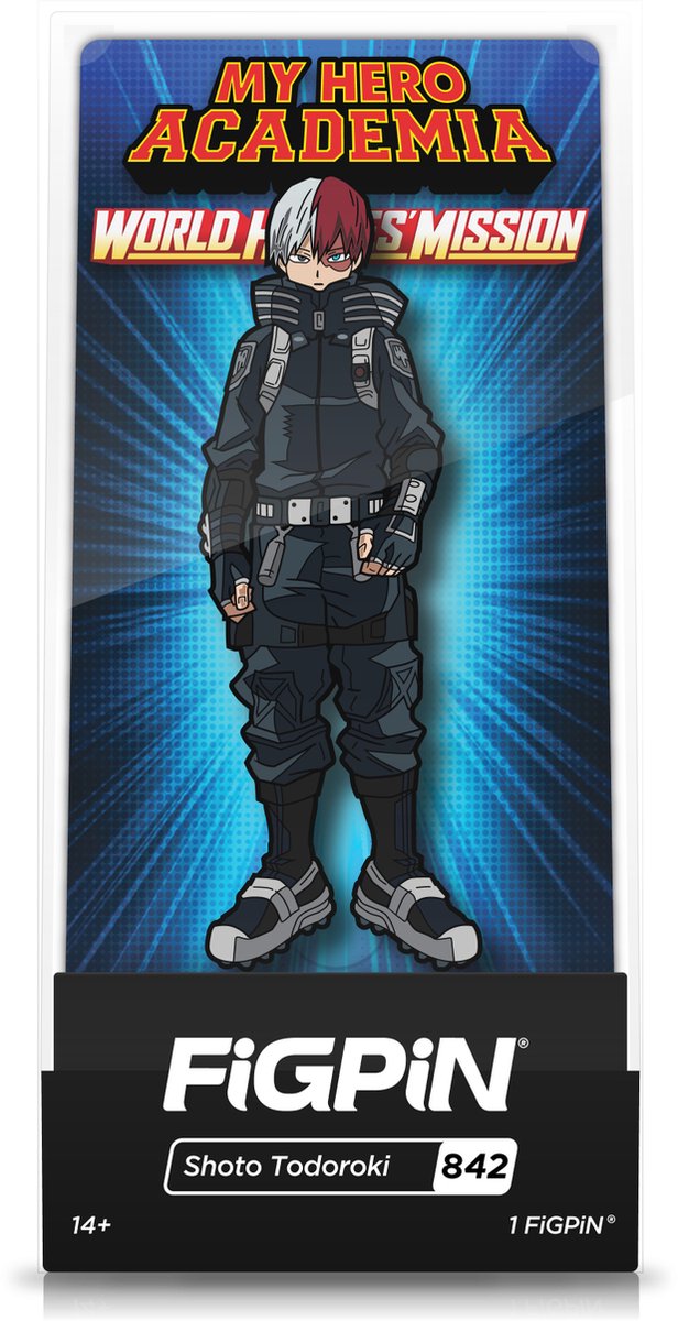 FiGPiN My Hero Academia: World Heroes Mission - VerzamelPin - Shoto Todoroki - 842