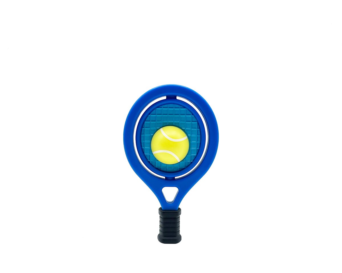 Fidget Go - Tennisracket - Friemelspeelgoed - Anti-Stress Speelgoed Voor Jong En Oud! - Helpt De Focus En Aandacht Te Verbeteren - Geschikt Vanaf 3 Jaar
