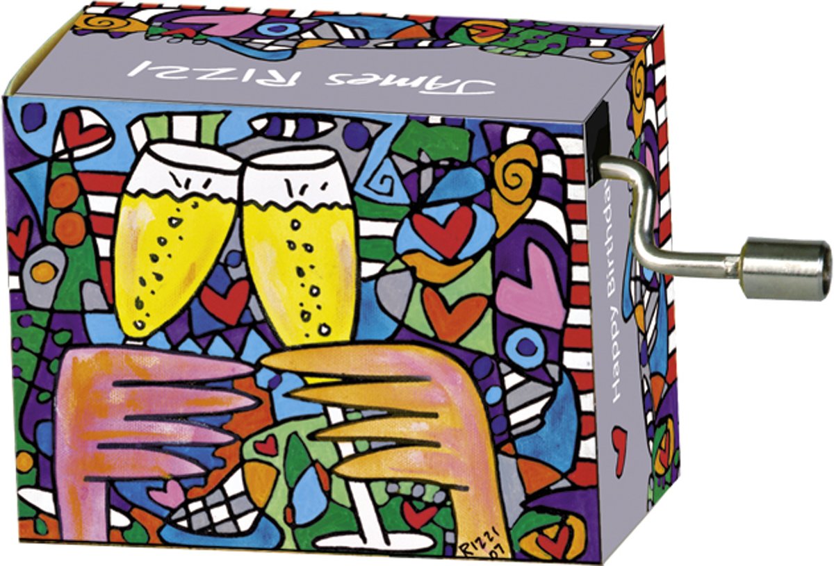   kunstenaars Rizzi Here’s to love melodie Happy Birthday