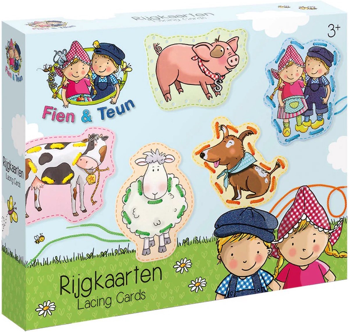 Bambolino Fien en Teun rijgkaarten - Voor kinderen - Creatief