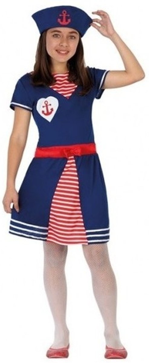Matrozen verkleedset / carnaval kostuum voor meisjes - carnavalskleding - voordelig geprijsd 116