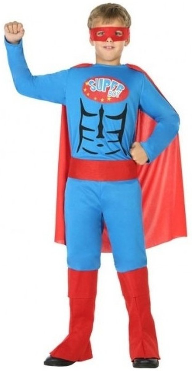 Superhelden verkleed set / kostuum voor jongens - carnavalskleding - voordelig geprijsd 140 (10-12 jaar)