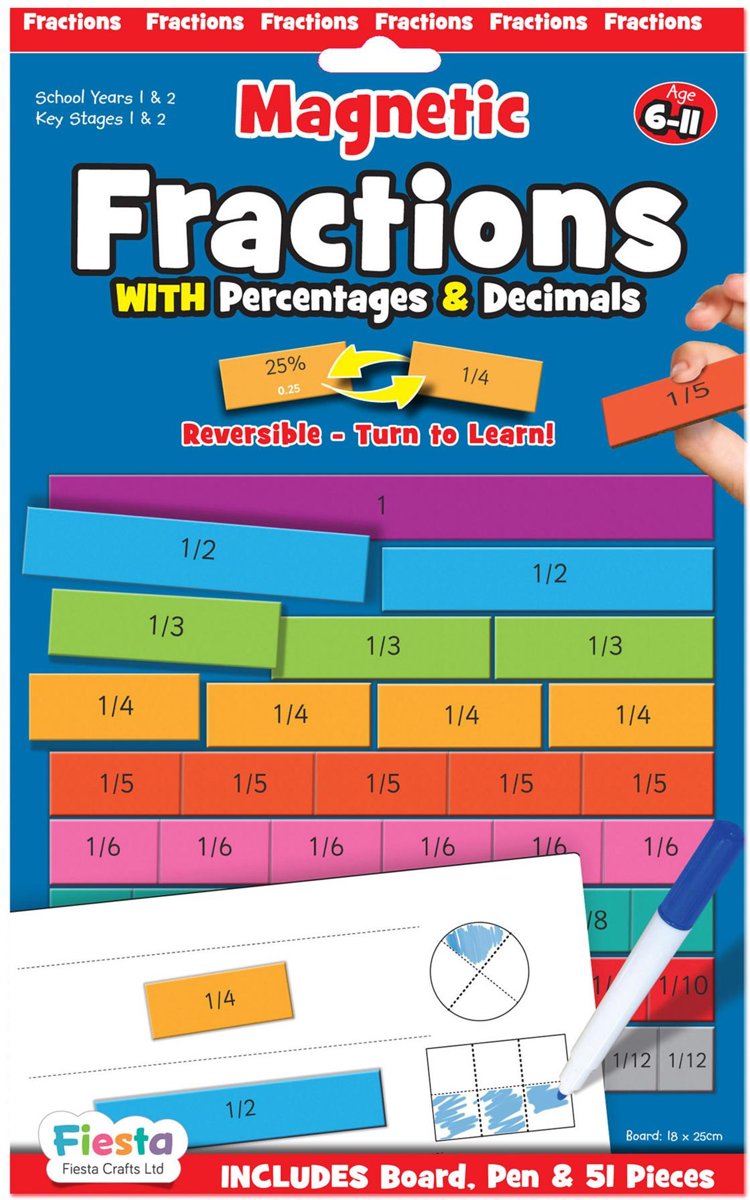 Fiesta Crafts Magnetic Fractions