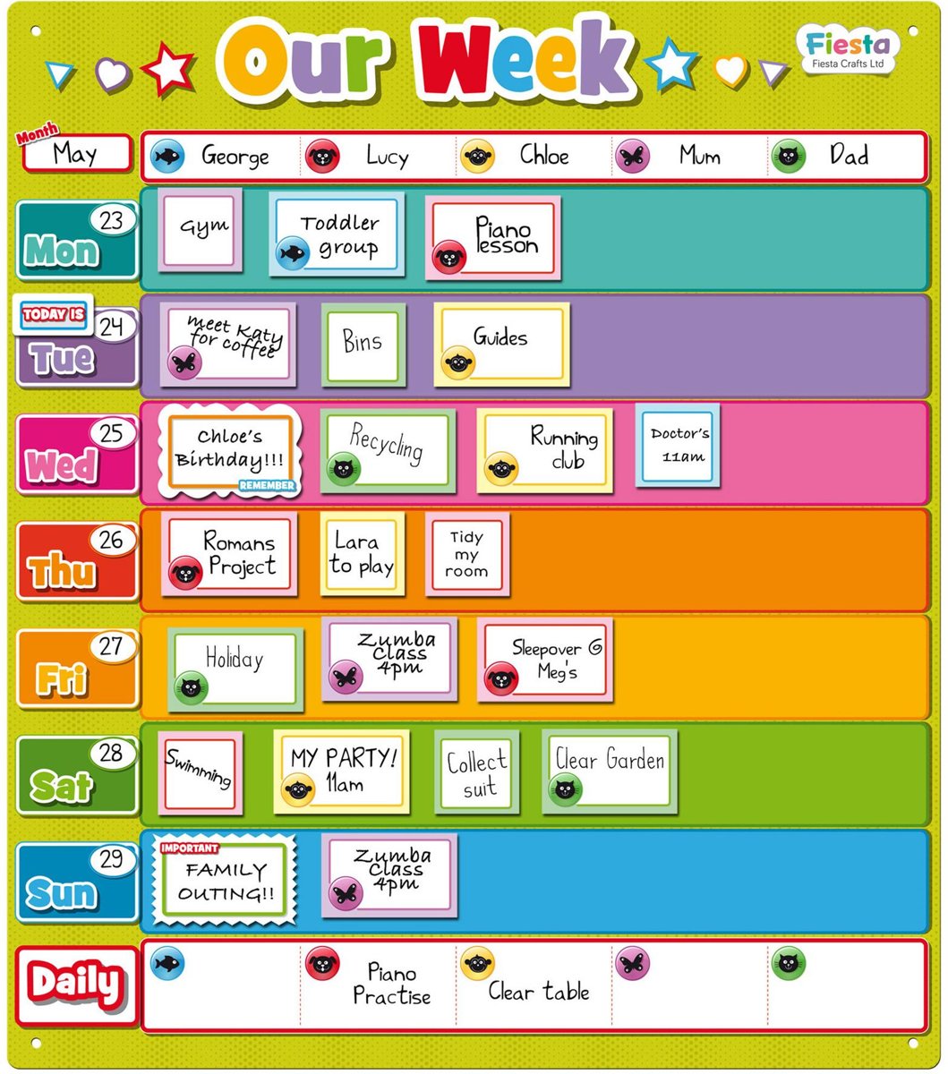 Fiesta Crafts Magnetic Our Week