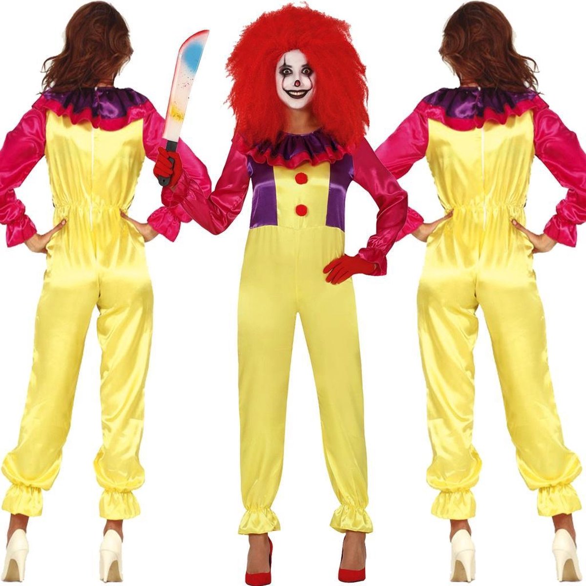 Dames Clown kostuum it
