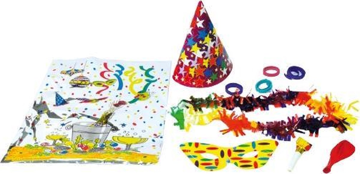 Fiestas Guirca Feestpakketten 100 Stuks Junior Abs 10-delig