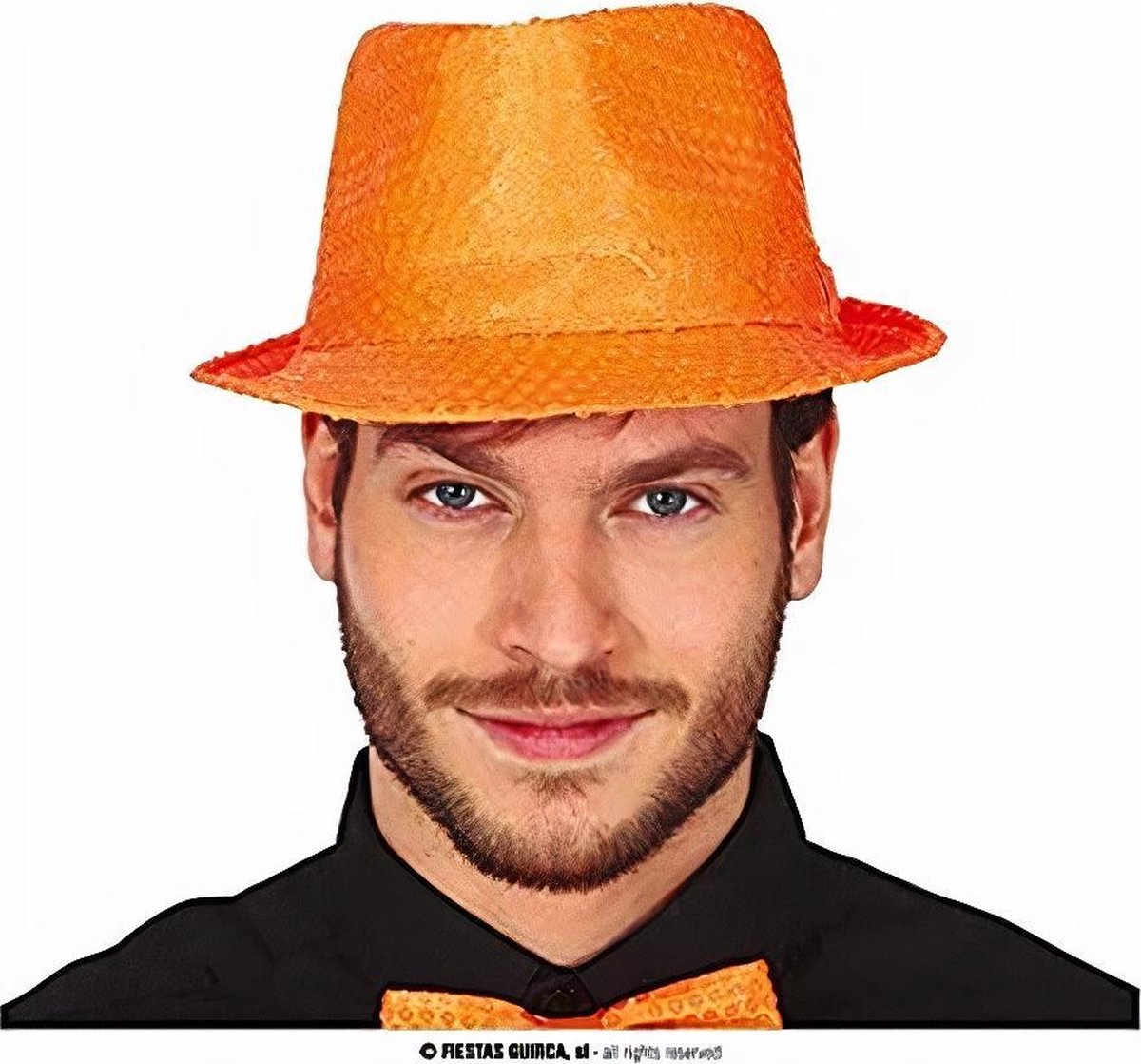 Fiestas Guirca Hoed Pailletten Polyester Oranje
