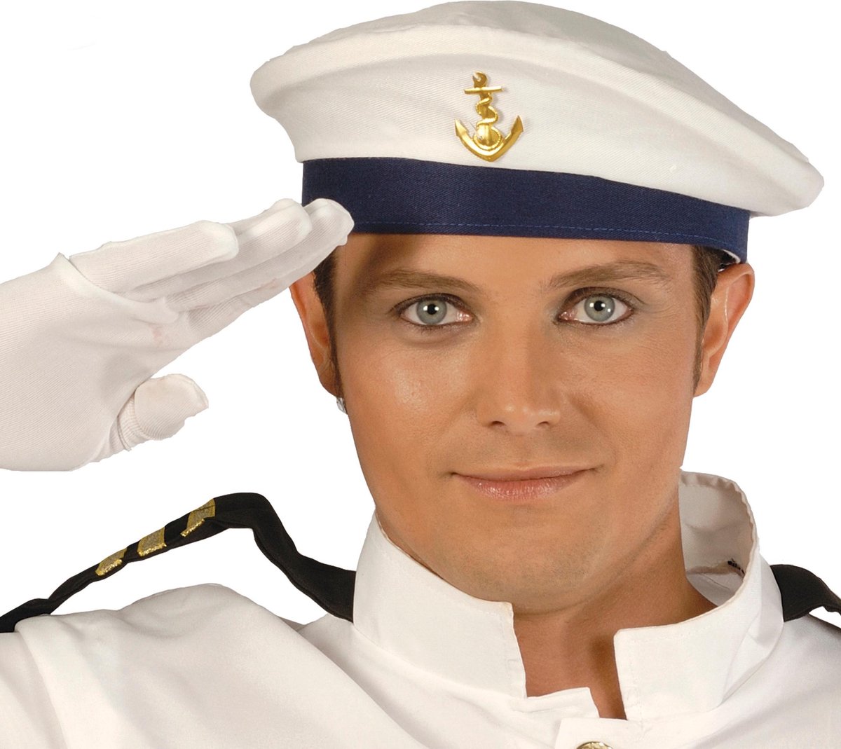 Fiestas Guirca Matrozenhoed Heren Polyester Wit One-size